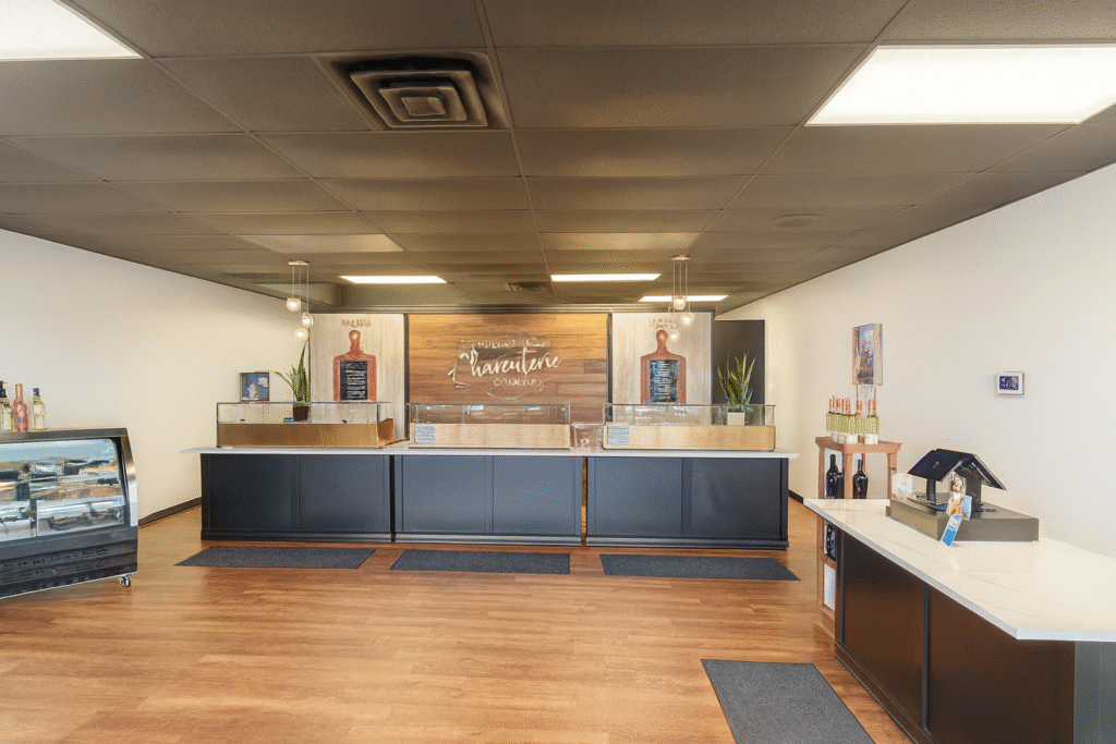 Carolina Charcuterie Company & Deli inside the shop view