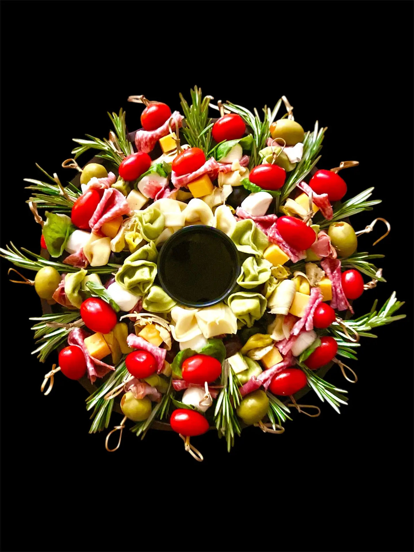 Holiday Antipasto Wreath